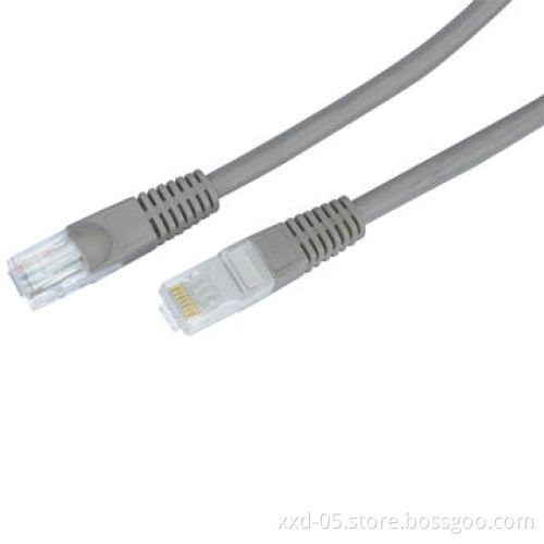 Cat6a Patch Cords, High-quality RJ45 Connection with Injection Molding Circle Caps